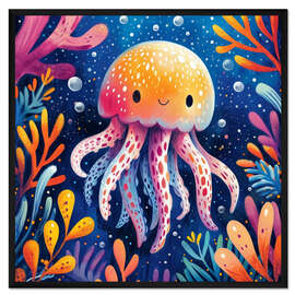 Gerahmter Kunstdruck Süße Qualle