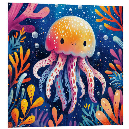 PVC print Cute Jellyfish