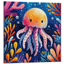 Magnettafel Süße Qualle