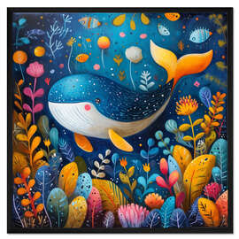 Gerahmter Kunstdruck Fantasiewal