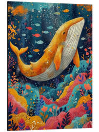 Magnettafel Fantasievolle Unterwasserwelt