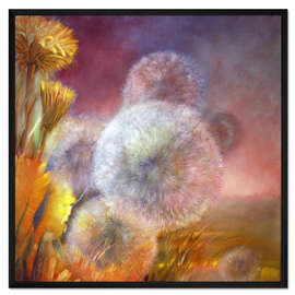 Gerahmter Kunstdruck Zarter Löwenzahn