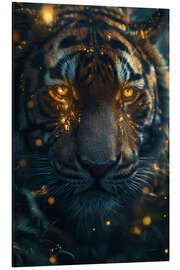 Aluminium print Tiger Sparks