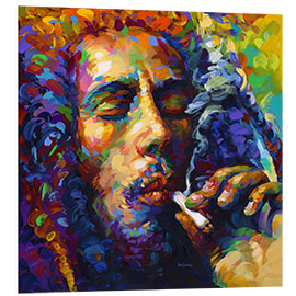 Foam board print Bob Marley III