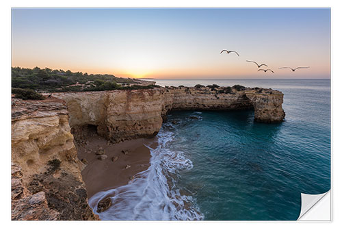 Selvklæbende plakat Good morning Algarve