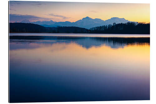 Gallery Print Winterabend im Berchtesgadener Land