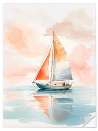 Wall sticker Sailing in the sea