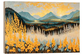 Wood print Into The Wild
