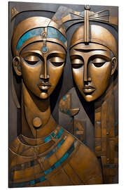 Magnettafel Die zwei Damen