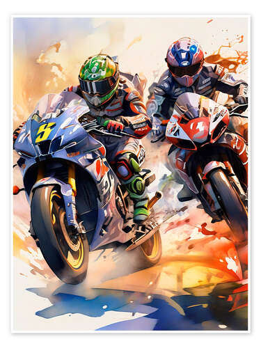 Plakat MotoGP race