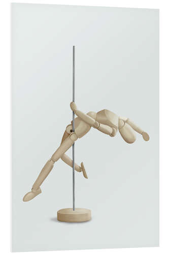 Foam board print Pole Dancer