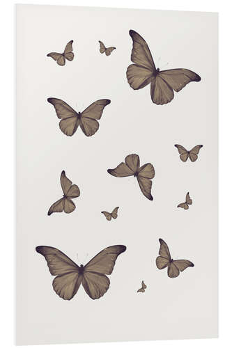 PVC-tavla Brown Butterflies