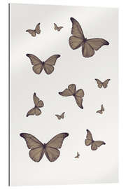 Gallery print Brown Butterflies