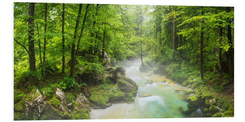 Hartschaumbild Bluntautal, Österreich