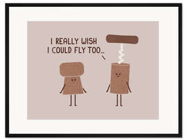 Gerahmter Kunstdruck Fly