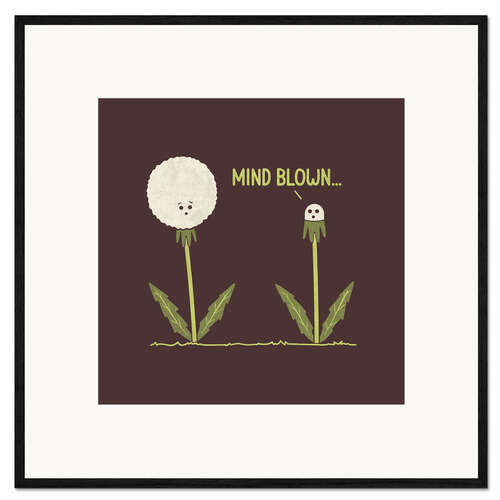 Plakat artystyczny premium w ramie MindBlown