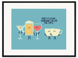 Gerahmter Kunstdruck The Cups