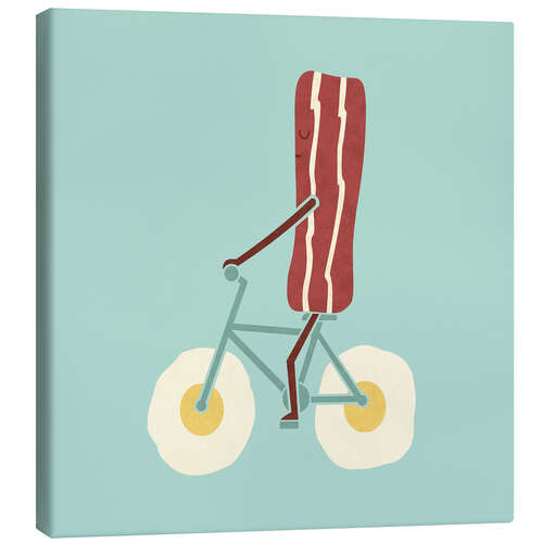 Tableau sur toile Bacon Bike