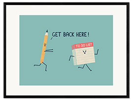 Framed art print To Do List