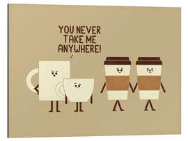 Magnettafel Take Away Coffee