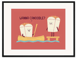 Gerahmter Kunstdruck Canoodle