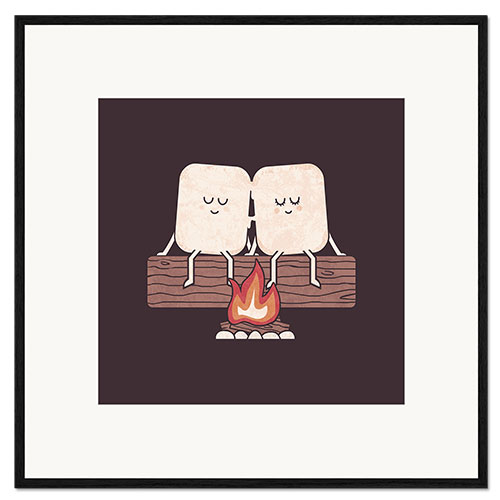 Innrammet kunsttrykk Melt With You