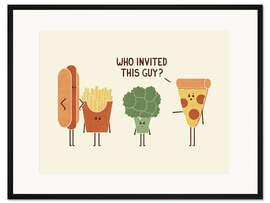 Gerahmter Kunstdruck Party Crasher
