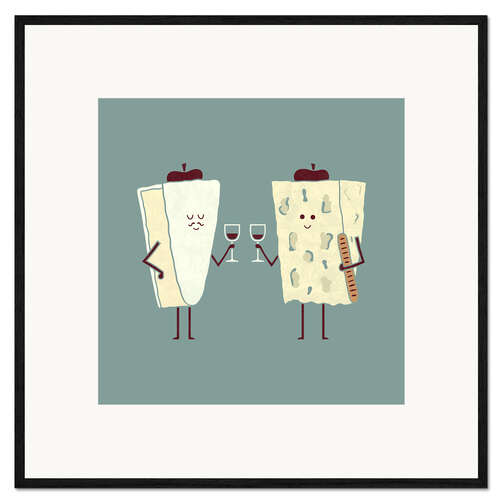 Framed art print Frencheese