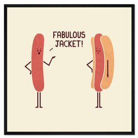 Gerahmter Kunstdruck Fabulous Jacket