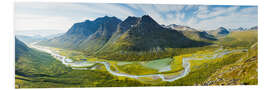 Quadro em PVC Rapadalen, Sarek National Park, Sweden