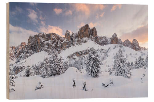 Trätavla Sella, Dolomites