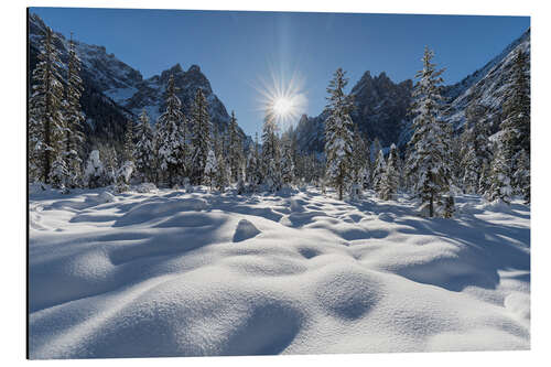 Aluminiumsbilde Fischleintal, Tyrol