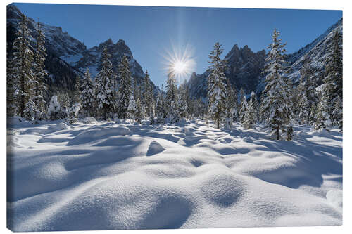 Lerretsbilde Fischleintal, Tyrol