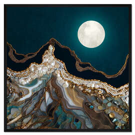 Gerahmter Kunstdruck Juwelenberg