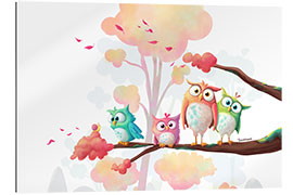 Galleriataulu Owl family