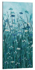 Aluminium print Walk into the flower meadow I