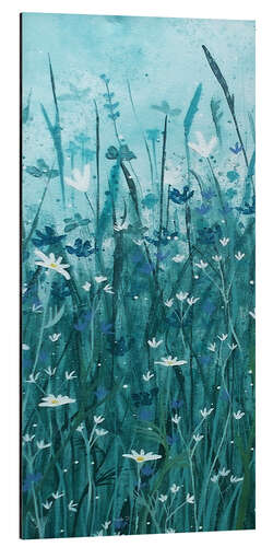 Tableau en aluminium Walk into the flower meadow II