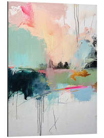 Magnettafel Abstrakter Sonnenaufgang I