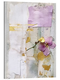 Cuadro de plexi-alu Golden Lilac Collage I