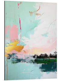 Magnettafel Abstrakter Sonnenaufgang II