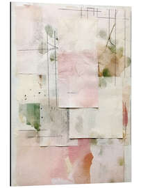 Magnettafel Blütenblatt-Collage II