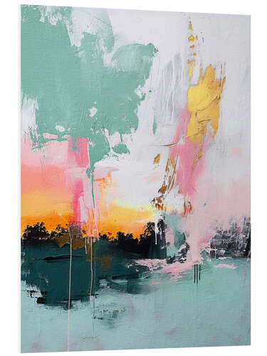 Stampa su PVC Abstract Sunrise III