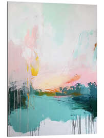 Magnettafel Abstrakter Sonnenaufgang IV