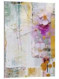 Gallery print Golden Lilac Collage III