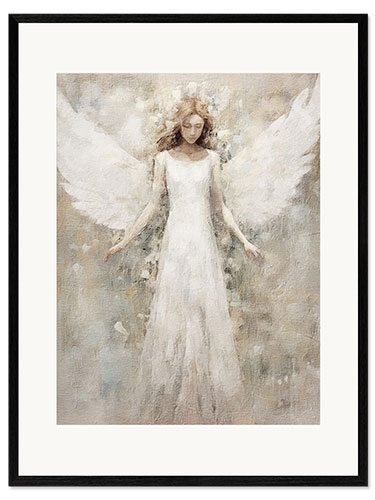 Ingelijste kunstdruk Angel of Hope