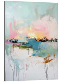 Magnettafel Abstrakter Sonnenaufgang V