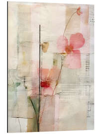 Magnettafel Blütenblatt-Collage IV