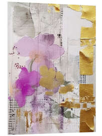 Cuadro de PVC Golden Lilac Collage IV