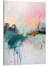 Magnettafel Abstrakter Sonnenaufgang VI