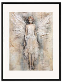 Gerahmter Kunstdruck Engel des Glücks